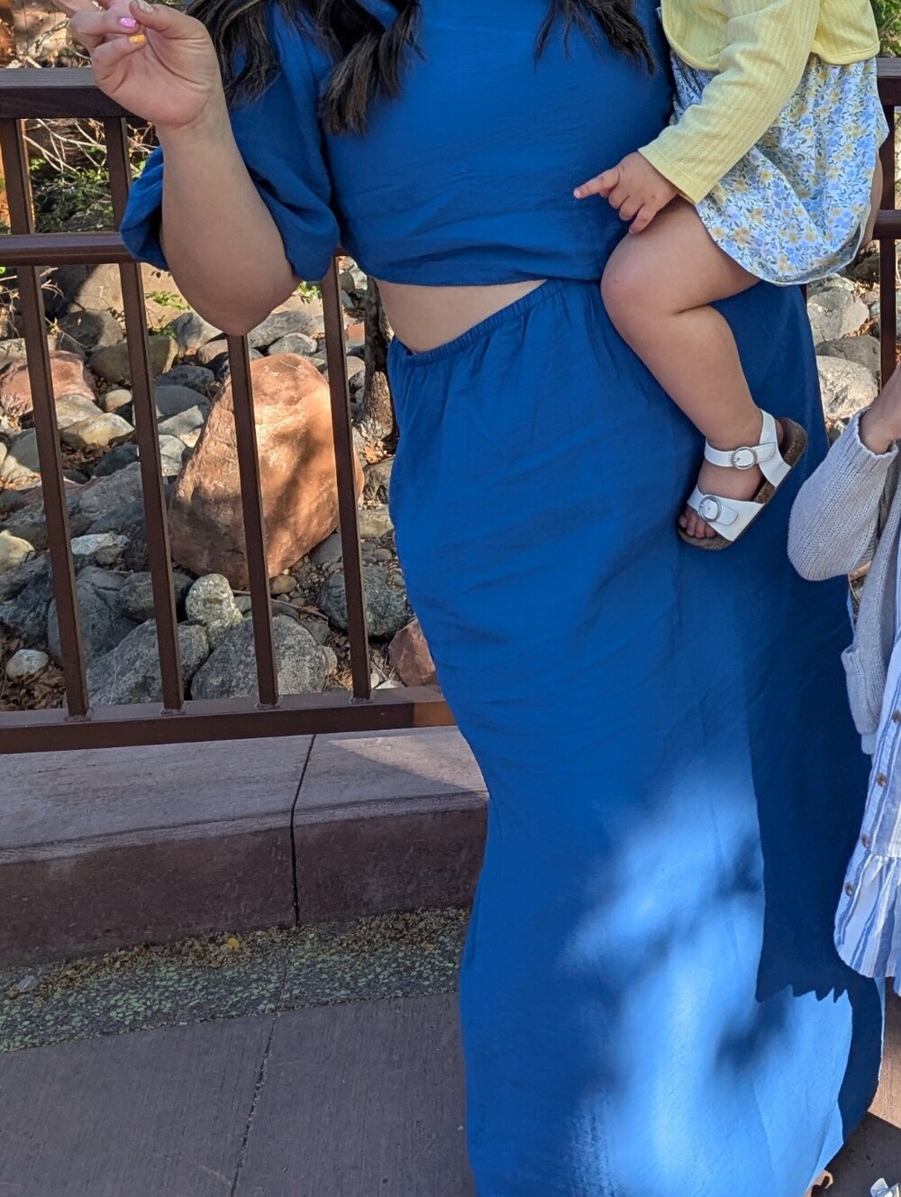 Abercrombie & Fitch Royal Blue Maxi Skirt